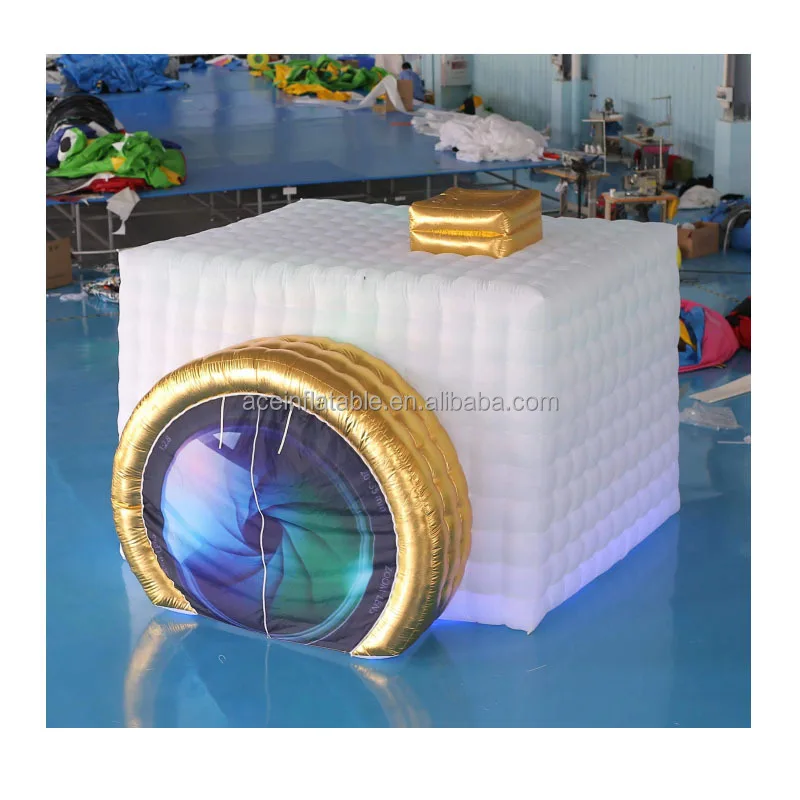 Custom Portable Inflatable Photo Booth with Light Emitting Diode Light Inflatable Photo Booth