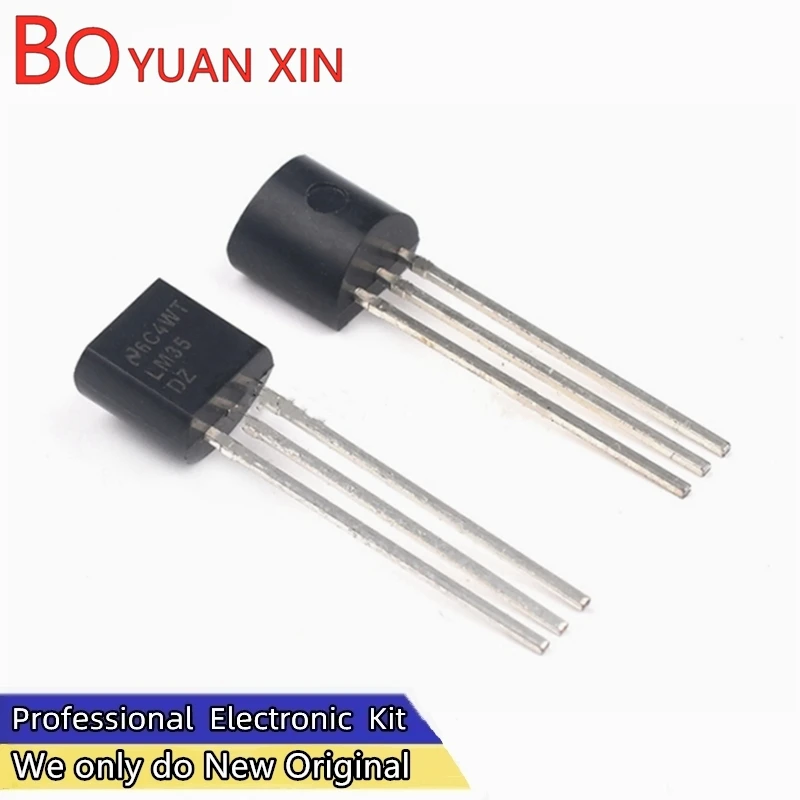 50-100pcs LM35DZ LM35 TO-92 Precision Temperature Sensor Linear Voltage Output 4-30V New Original