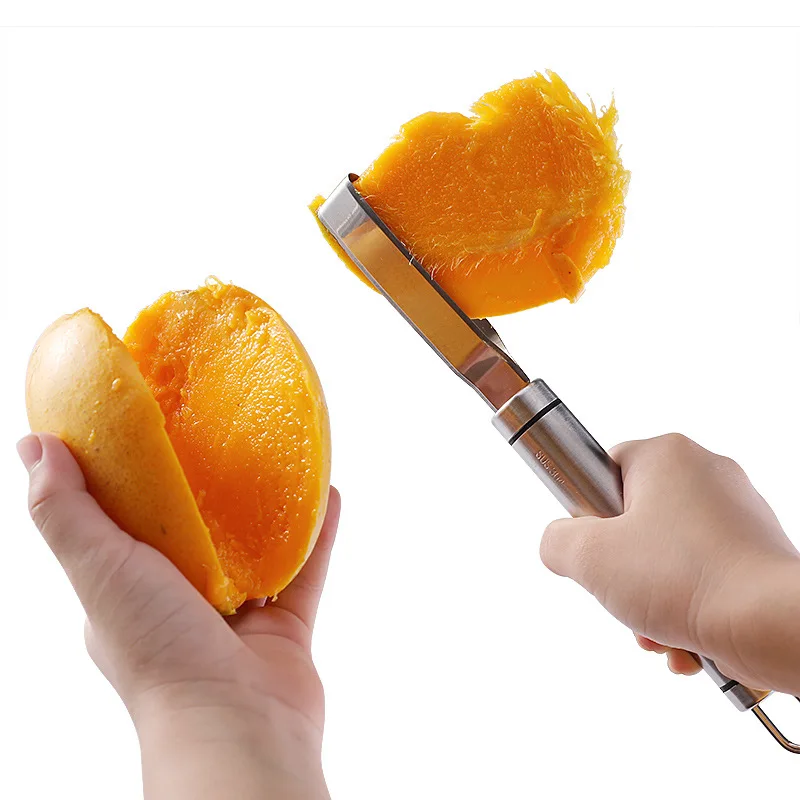 Mango Slicer peeler Mango Splitter Fruit Peeler Slicer Cutter Knife Fruit Peeling Tool Coring Diced Kitchen Gadget