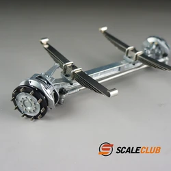 1/14 Scaleclub Front Axle Unpower Axle Metal Unpowered Brake Caliper For Tamiya Lesu 1 14 Scale RC Truck Parts Accessories