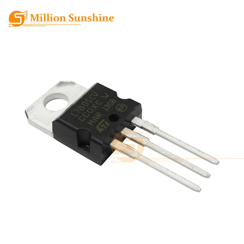 10pcs/lot 1.5A / 5V three terminal regulator L7805CV L7805 LM7805CT LM7805 KA7805 TO220 original