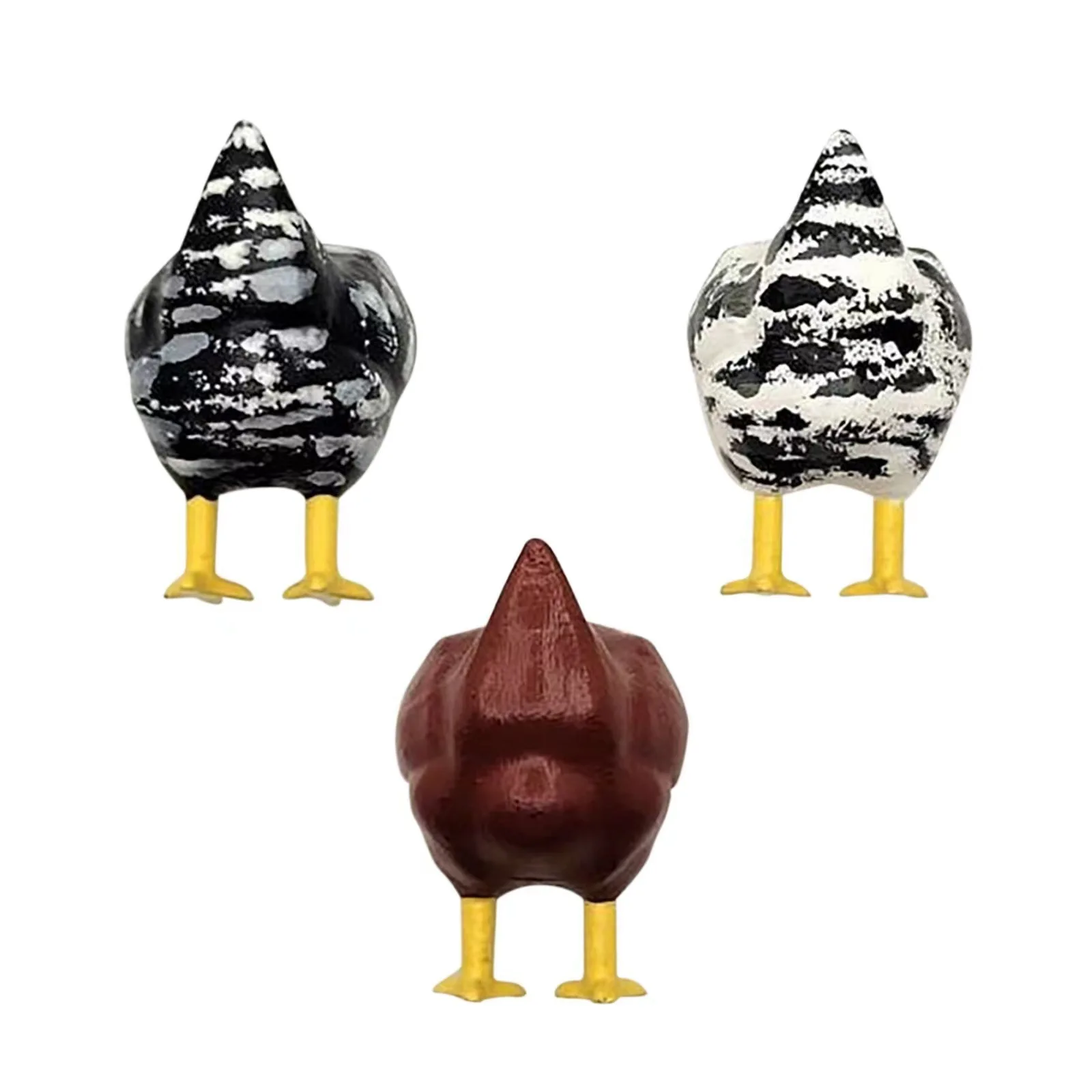 Novità divertente simulazione pollo Butt Magnet frigorifero adesivi personalità creativa Chicken Butt decorazioni per la casa