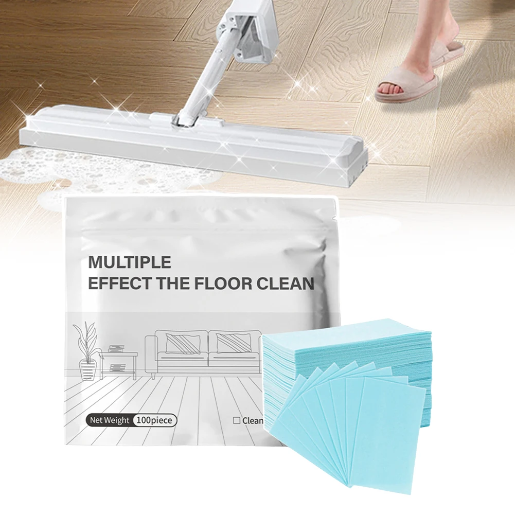 100-300PCS Floor Cleaner Concentrate Sheets Multipurpose Powerful Floor Cleaner Mop Solution Paper for Mopping Wood Tile Cleaner