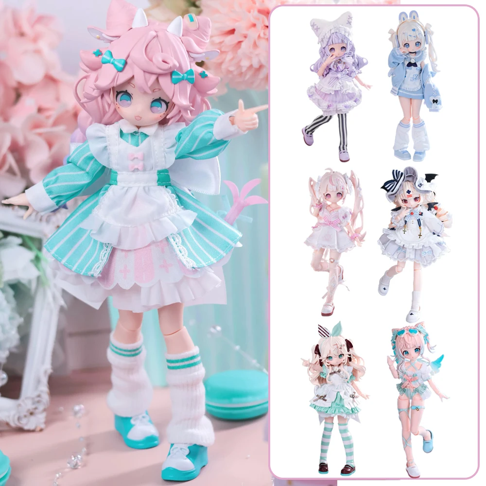 

1/8 MJD подвижная шарнирная кукла Lucky Box ONEMORE Sugary Girls слепая коробка аниме фигурка модные игрушки орнамент загадочный подарок для праздника девушки