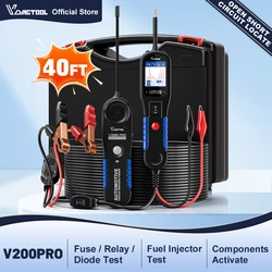 VDIAGTOOL V200PRO Automotive Power Circuit Probe 12/24V Electrical Short Open Breaker Finder Car Electrical Diagnostic 40FT Cabl