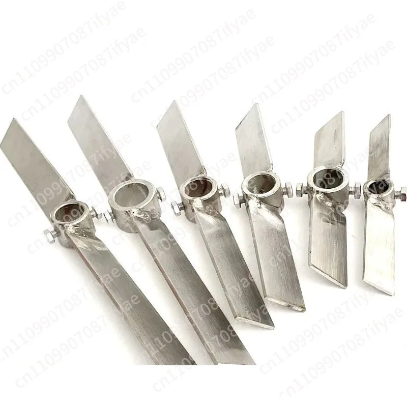 Stainless steel one-blade two-blade reducer mixer paddle 304/316 mixing shaft blade three-blade