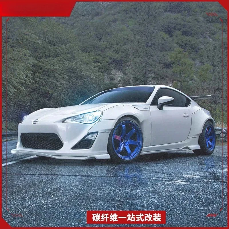 SAAR Compatible with Subaru BRZ Toyota 86 Rocket Bunny Full Set of Modification Parts Carbon Fiber Front and Rear Wide Body Kit