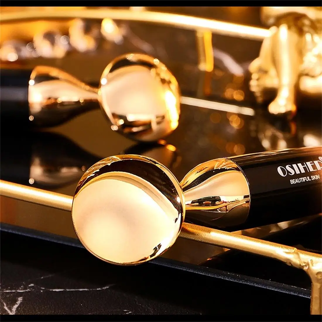 Dispositivos elétricos de beleza facial 3 em 1, lifting facial, anti-rugas, massagem facial com creme facial, introdutor, rejuvenescimento da pele