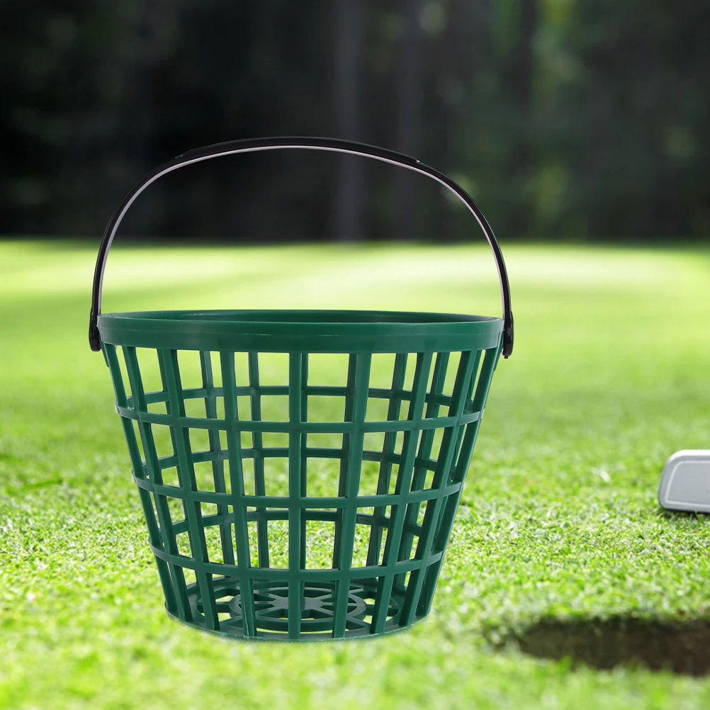 2 قطعة حامل الكرة لساحة سلة الغولف دلو تخزين الحاويات حافة اكسسوارات الرجال