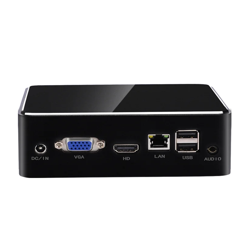 YINGCHI-Mini PC Intel J4125 Core i3 4005U/5005U i5 4200U/5200U HD y VGA, puertos duales, ordenador de escritorio para oficina y hogar