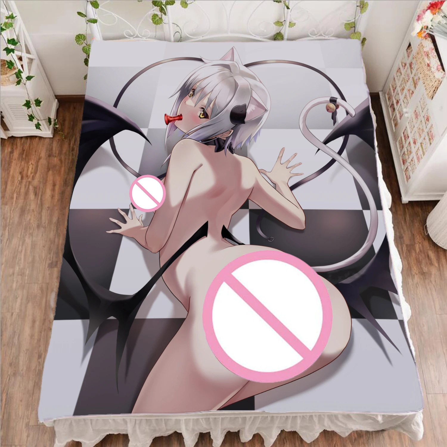 

150x200cm Anime Toujou Koneko Bed Sheet Duvet Cover Animation Sexy Characters Custom Warm Flannel Blanket