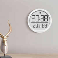 Multi-function Clock Indoor Temperature Humidity Clock Date Display Electronic Alarm Clock Home Wall Mounted Clock