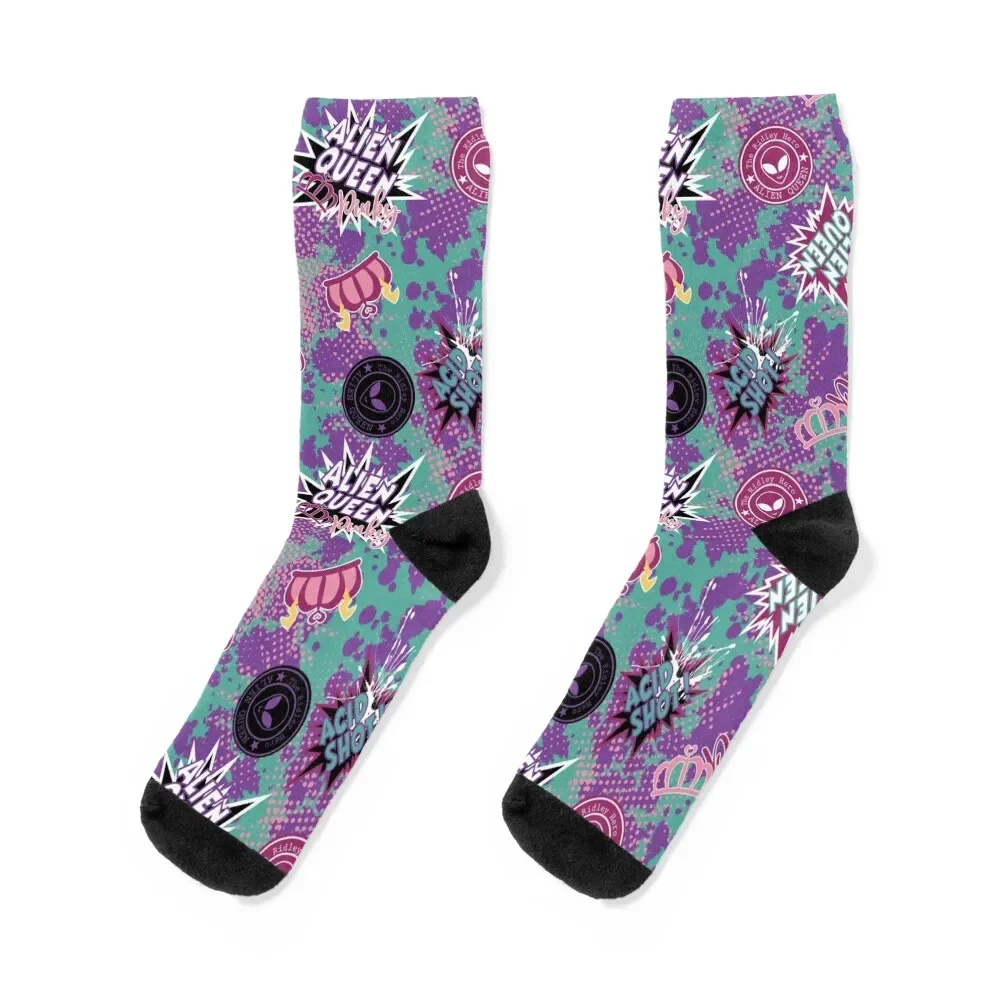 

Alien Queen Pinky Socks short men cotton high quality Toe sports Antiskid soccer Socks Woman Men's