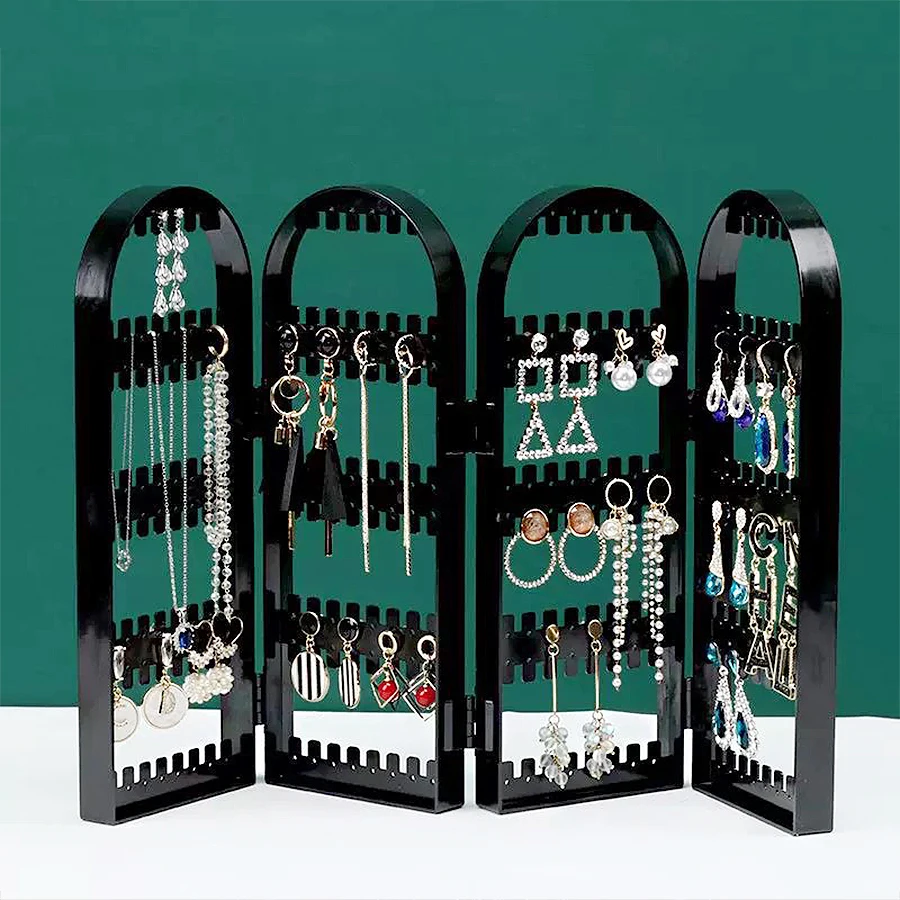 1Pc, 240-Hole Transparent Acrylic Jewelry Display Stand, Retail Store, Boutique, Small Business Storage, Jewelry Sales D