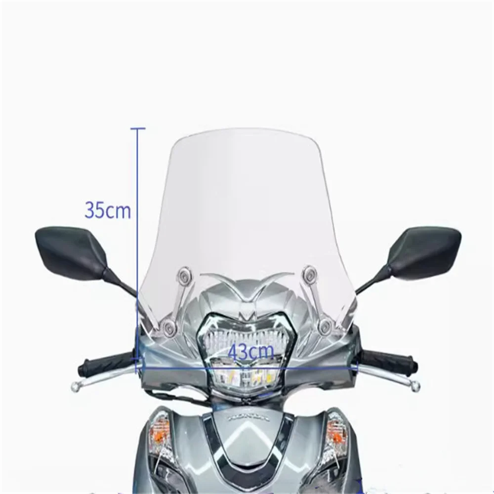 For Honda LEAD125 Motorcycle Windshield Modified Windshield Modified Front Windshield  LEAD 125 lead125 le ad125