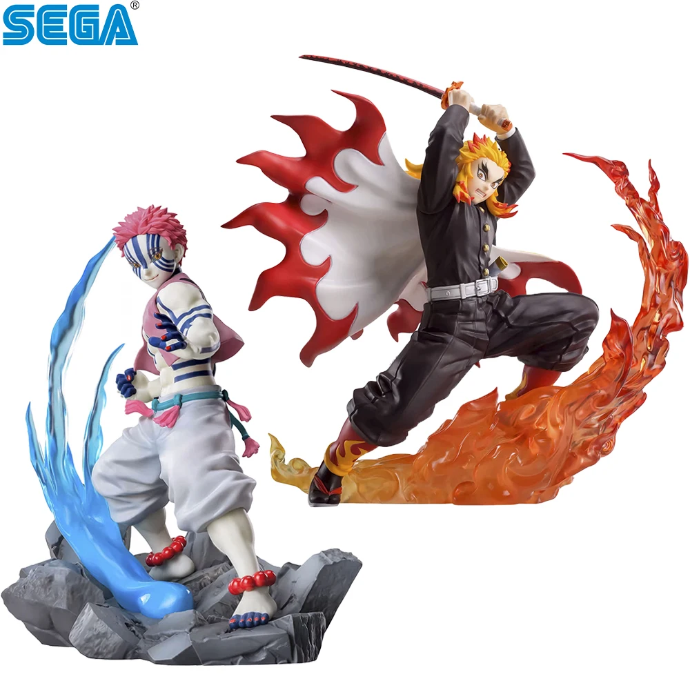 SEGA Demon Slayer Xross Link Series Rengoku Kyoujurou Akaza Collectible Model Toy Anime Figure