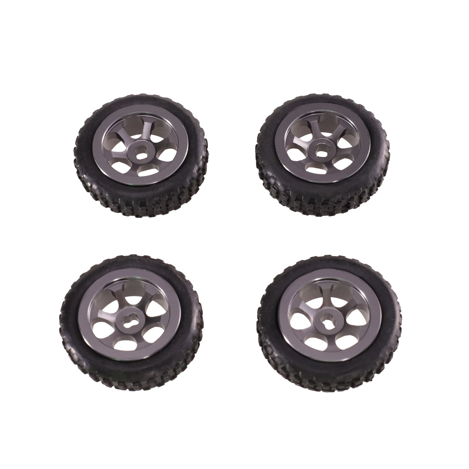 Wltoys-リモートコントロールカー用金属部品ハブタイヤ、k989、k969、284131、284161、284010、1/28 rc、4wd
