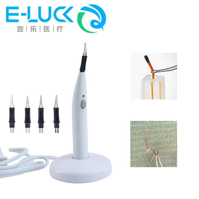 

Dental Endo Gutta Hot Melt Dental Gum Cutter Teeth Whitening Oral Hygiene Dental Equipment Tooth Gum Cutter Percha with 4 Tips