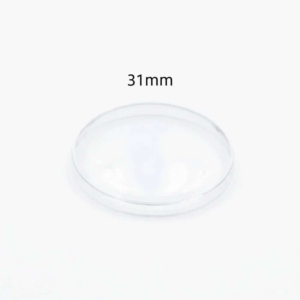High Domed Acrylic Watch Mirror Crystal Clear 28-40mm Acrylic Pot Cover Transparent Watch Accessories Mechanical Watches