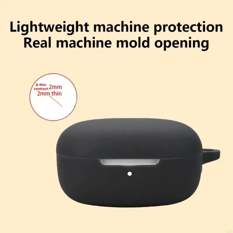B2EF Гибкий защитный корпус для наушников для бутонов с ударной оболочкой для промывки корпуса антидосторонний рукав мягкая кожа