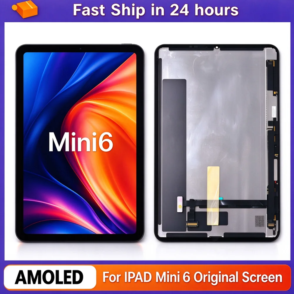 8.3'' AMOLED For iPad Mini 6 8.3 inch LCD Touch Screen Replacement Display Assembly Repair Parts A2568 A2569