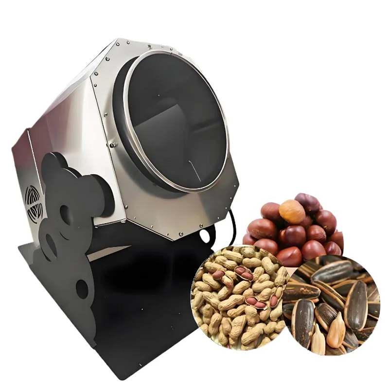 

Машина для обжарки мелких зерен, каштанов, кунжута, семян дыни, арахиса, сухих продуктов.