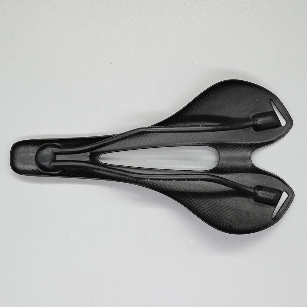 3K Full Carbon Fiber Bicycle Saddle, Matt Bike Cushion, MTB Road Bike Seat, Cycling Parts, 275x143mm, New, 2022