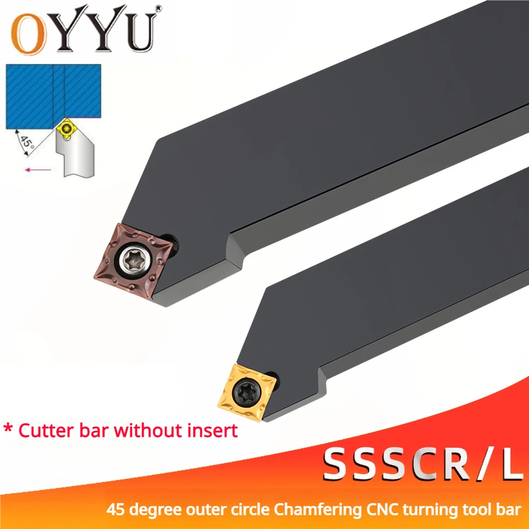 

OYYU SSSCR1212H09 SSSCR1616H09 SSSCR2020K09 SSSCR2525M09 SSSCR2020K12 SSSCR2525M12 External Tools Holder Shank SSSCR SSSCL CNC