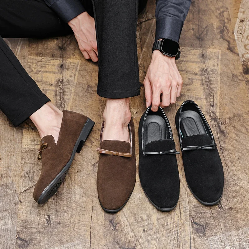 

Leather Shoes Casual Business Shoes for Men Dress Tenis De Hombre Moccasins Mokasin Tenis Caballero Designer