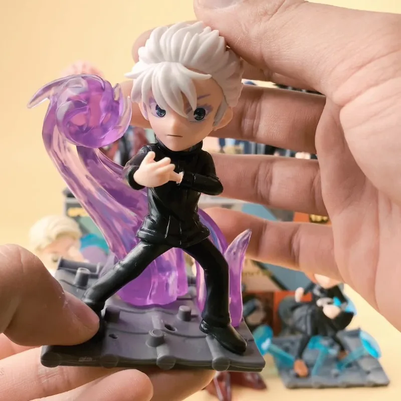 Nueva caja ciega Jujutsu, muñeca de Anime Gojo Satoru, figura de acción bonita, decoración de escritorio, modelo para niño y niña, juguete para regalo de vacaciones