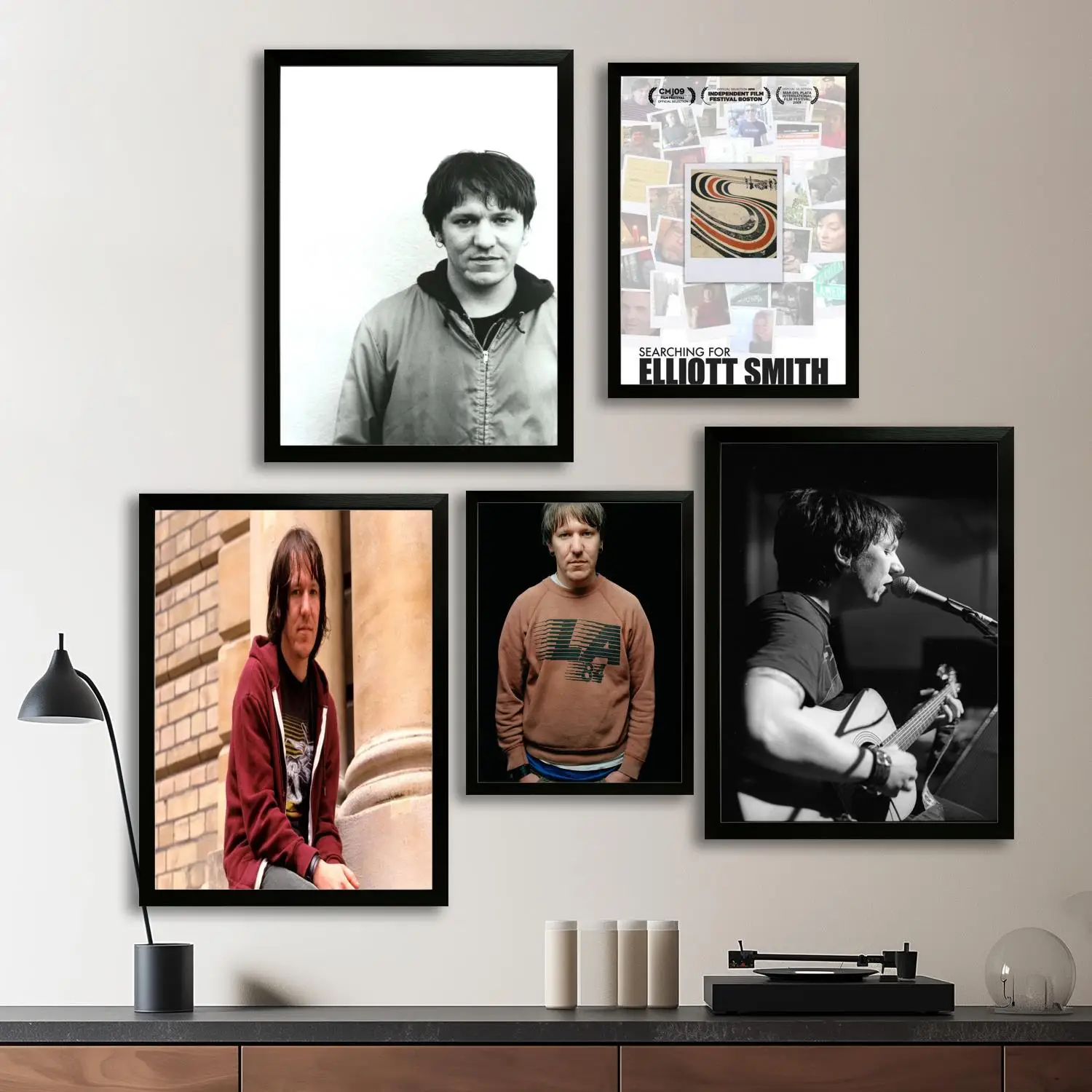 elliott smith Singer Canvas Art Poster and Wall Art, Picture Print, Modern Family Bedroom Decor, Posters,Decorative painting