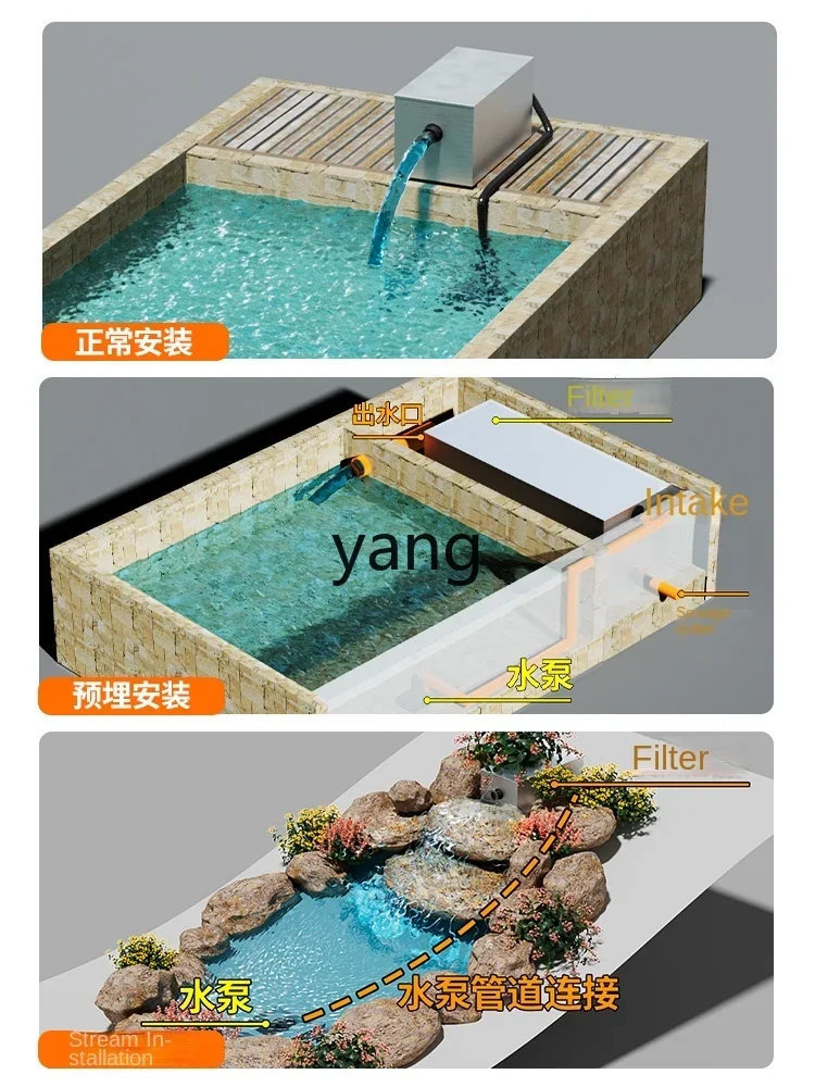 CX water circulation system fish culture circulating water system large pool water purification equipment filter device box