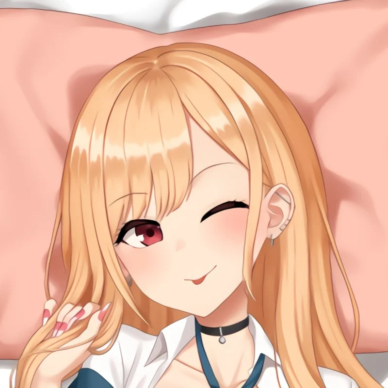 Dakimakura Anime Pillow cover Kitagawa Marin Double-sided Print Of Life-size Body Pillowcase Gifts