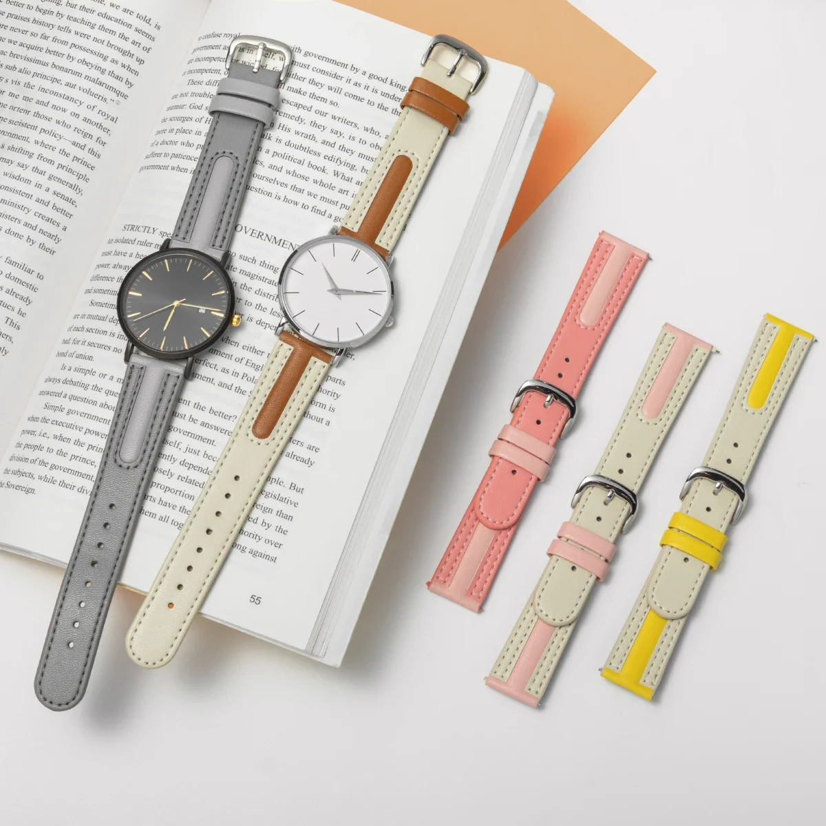 22Mm Leather Strap … - image