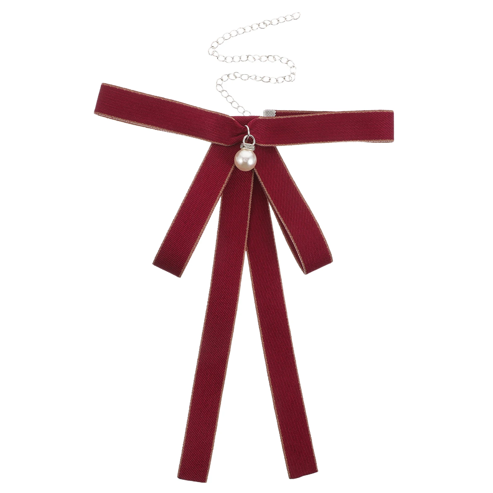 

Uniform Accessories Tie Japanese Cosplay Women Bow Ties Girls Bowknot Brooch Necktie Adjustable Bowties School