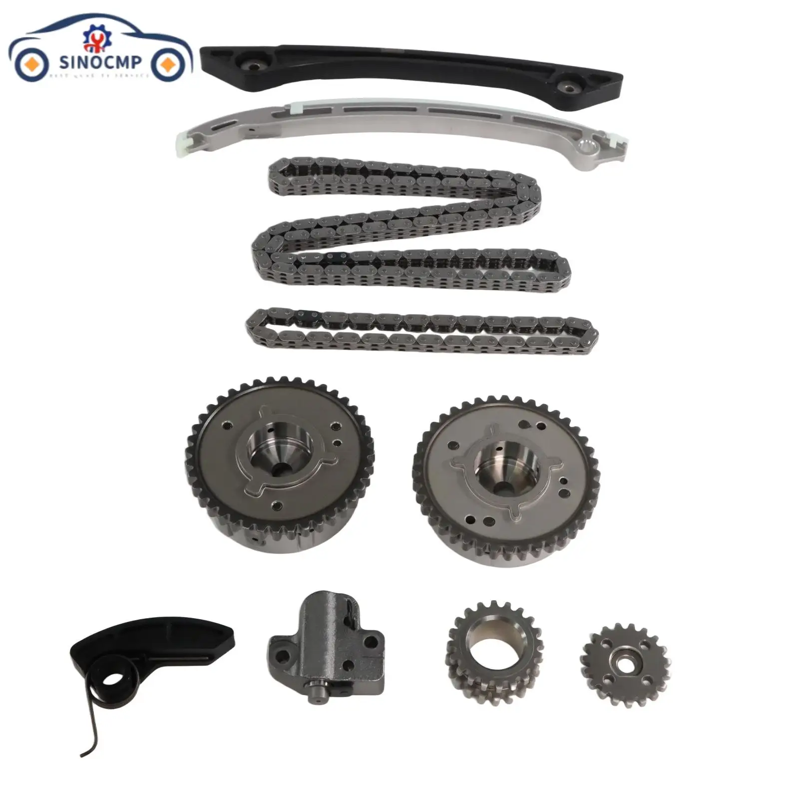 Timing Chain Kit For 2015-2017 Land Rover Discovery Sport 2.0L LR025263 Engines Components Timing Components Engine Parts