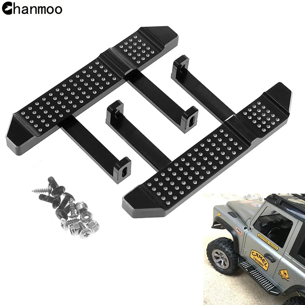 

Chanmoo 1/12 RC Автомобильная металлическая педаль боковая пластина слайдер для D90 D91 D99S MN90 MN99S обновленные части Аксессуары