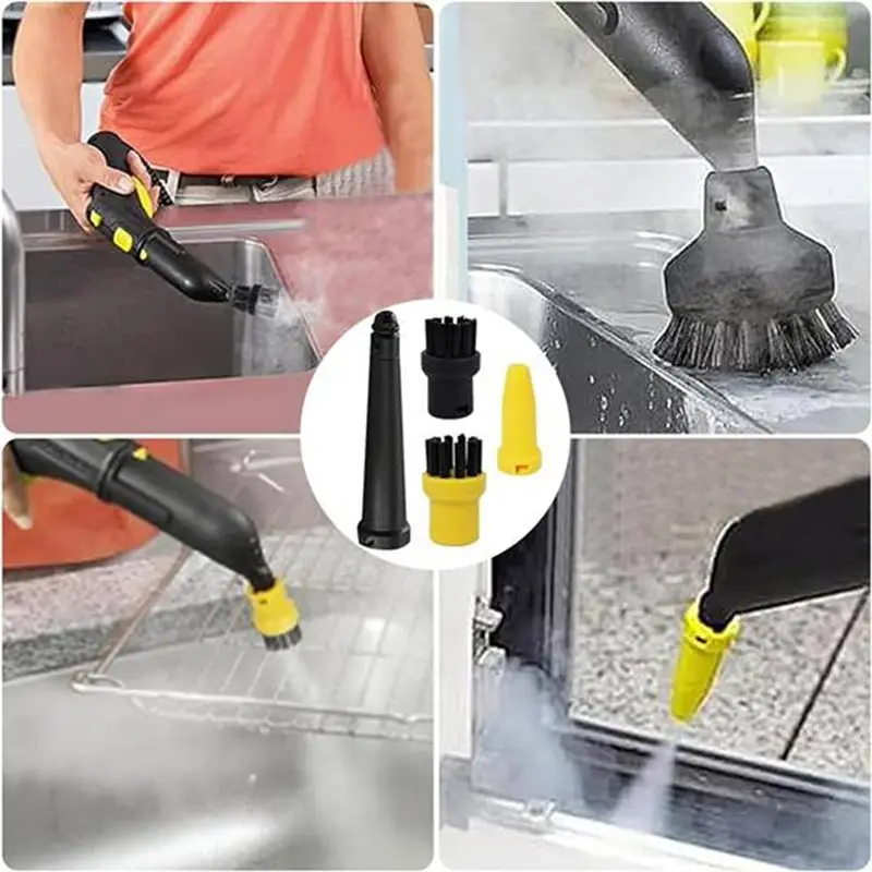 A76G-Steam Cleaner Accessory Set For Karcher SC1-5 Series Enhanced Cleaning Efficiency Ultra Durable Accessories