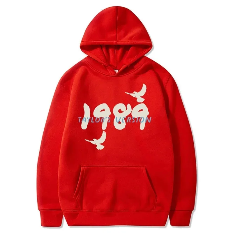

1989 Women Plush Sweatshirt Solid Color Letter Print Kangaroo Pocket Drawstring Drop Shoulder Sleeve Hoodie