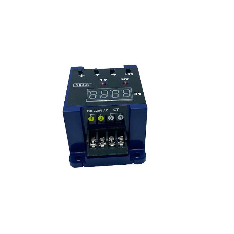 SZC06 Current sensing switch digital display Ammeter relay upper and lower limit alarm conveyor belt overload control PLC