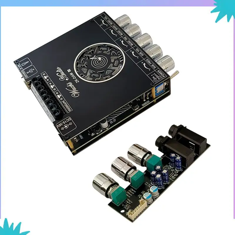 ABZW ZK-DAM L1 2.1 Channel BT5.0 Amplifier Board TPA3251D2 220Wx2&350W High Power Subwoofer Amplifier Boards Subwoofer