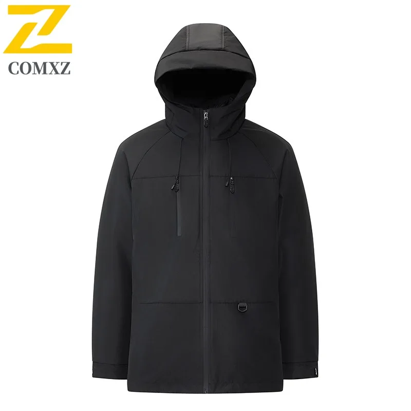 معطف باركر COMXZ دافئ اللون كتلة التزلج السفر يندبروف جودة عالية الشارع القطن مبطن سترة Coldproof الثلوج سترات منتفخة