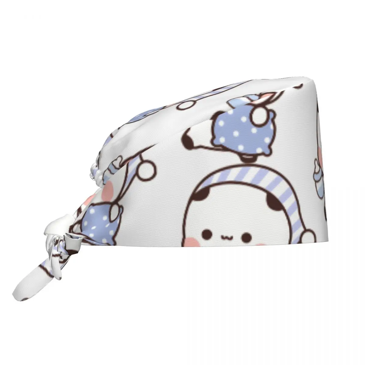 

Medical Hat Dudu Bubu Scrub Caps For Unisex Women Adjustable Going To Sleep Nurse Hats Kawaii Long Hair Working Caps