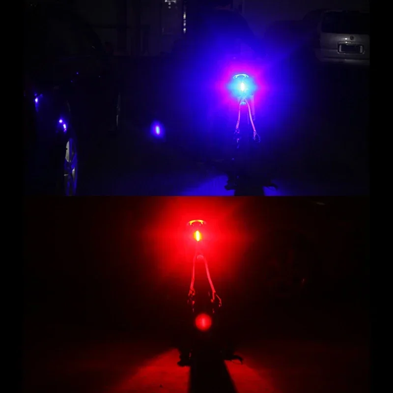 USB Lade Fahrrad Rücklichter Fahrrad Zubehör Mountainbike Nacht Reiten Warnung Wasserdichte Griff Bar Tragbare lichter