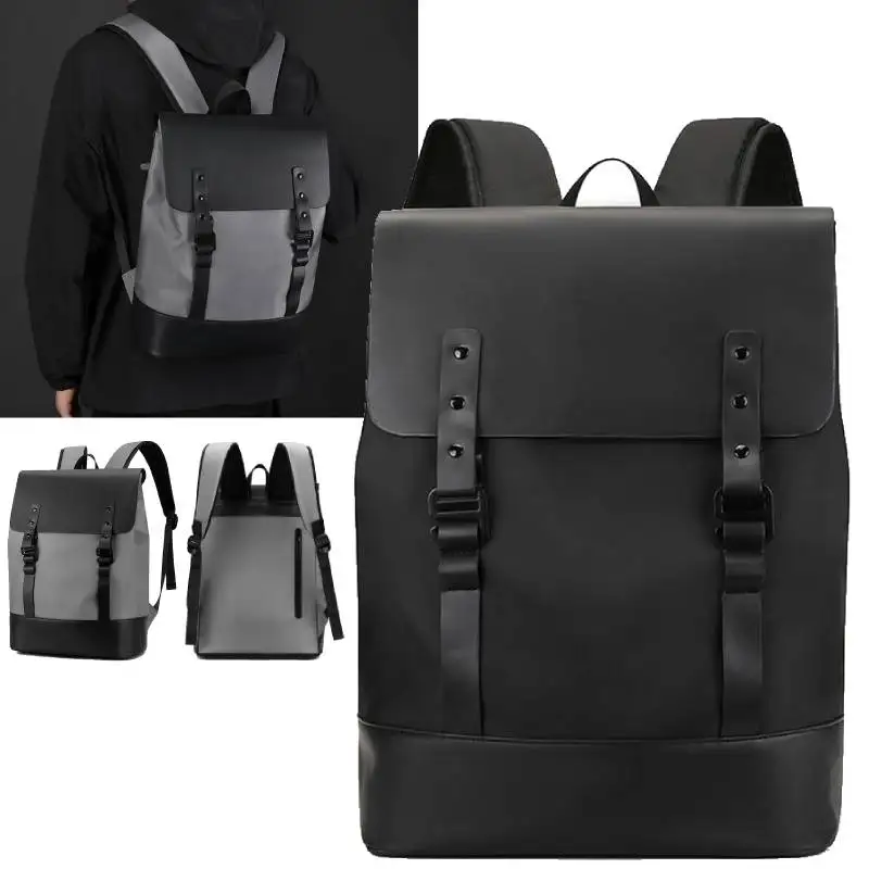 

Retro Flip-chip Schoolbag Business Travel Laptop Backpack Outdoor Hiking Swimming Lightweight Bag Large Weekend Luggage Rucksack