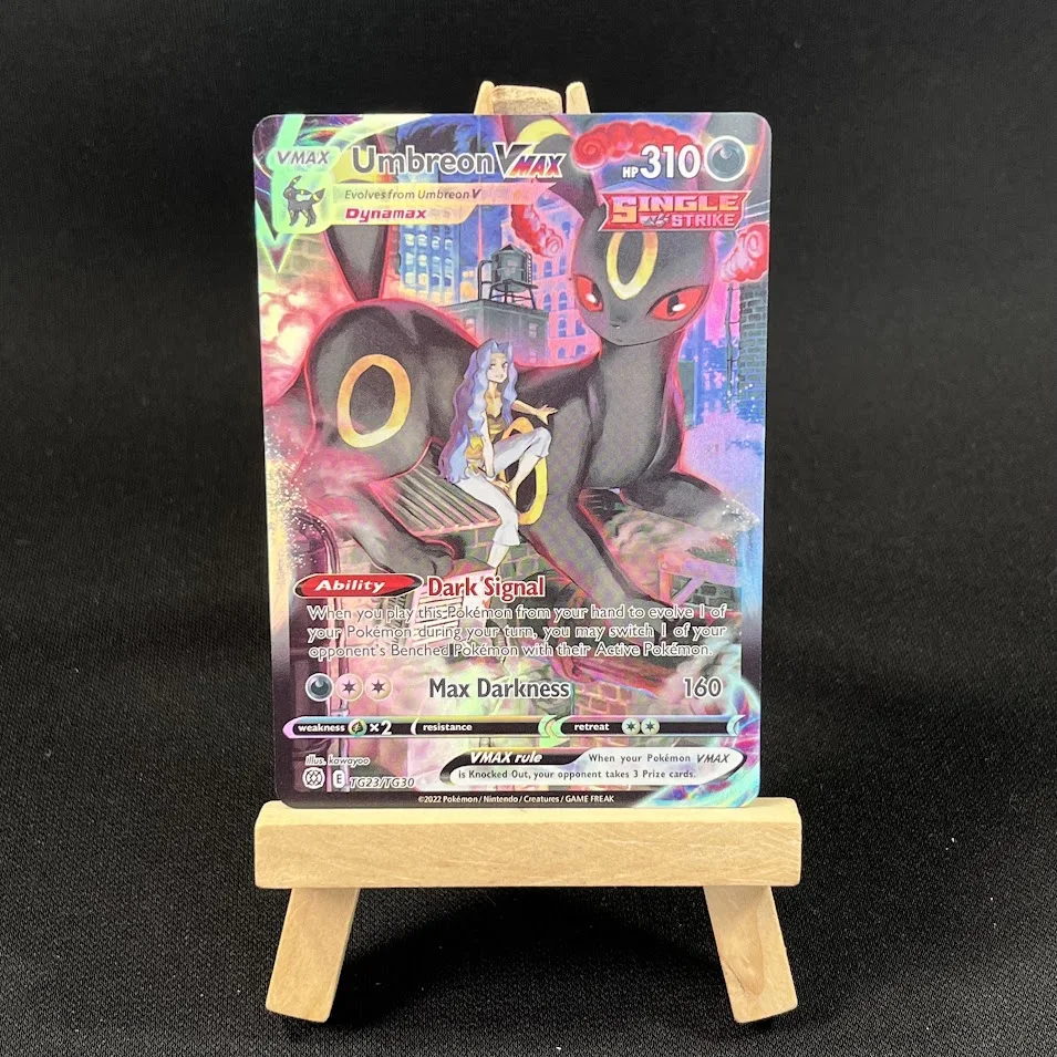 

Miniso Pokémon TCG Holo VSTAR/VMAX редкие карты + бесплатные рукава — серия ASR/EVS/LOR