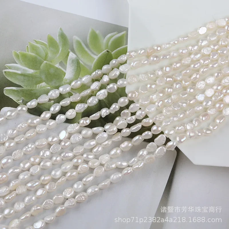 4-5mm small size freshwater pearl bead strand for jewelry making