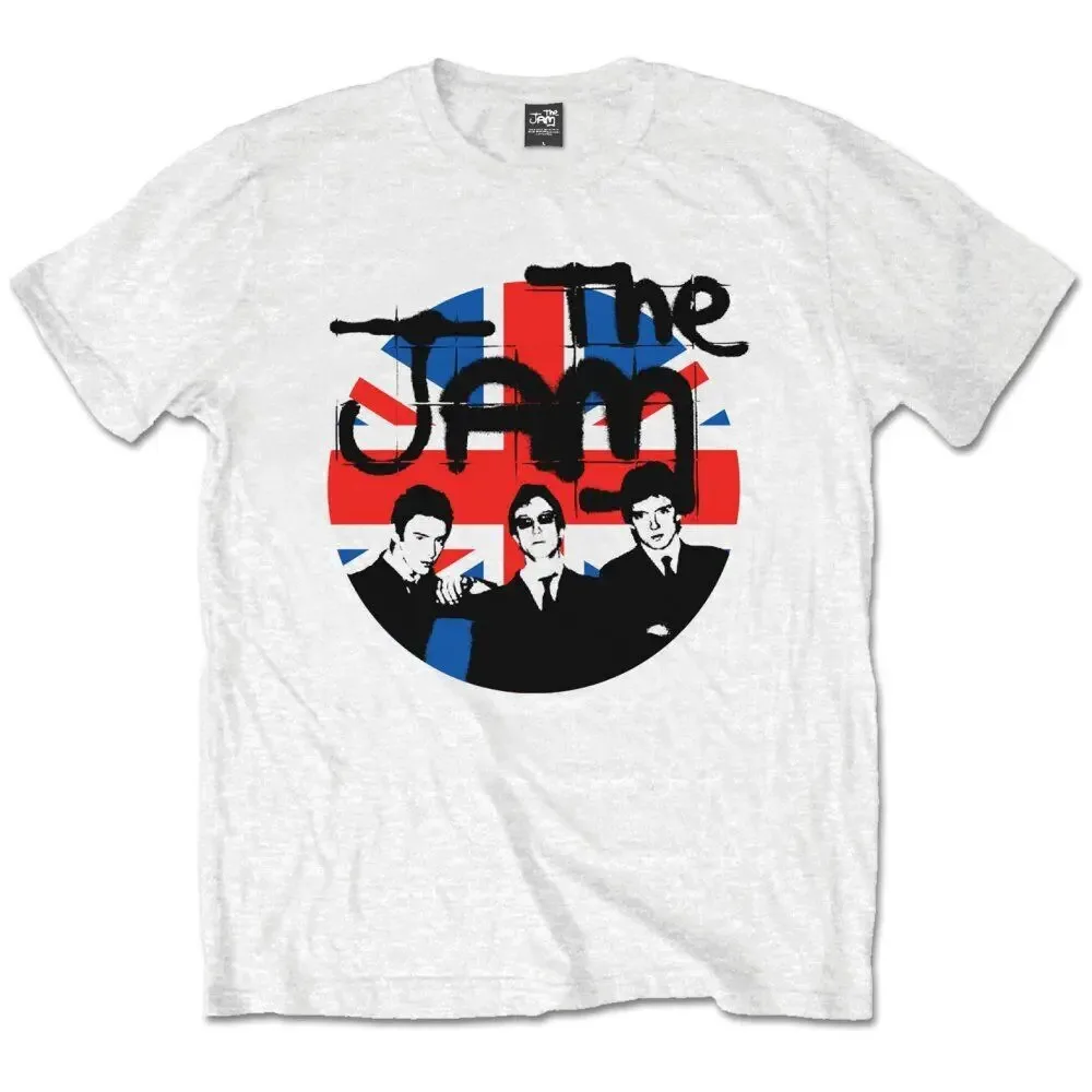 The Jam Union Jack Circle T Shirt New Official