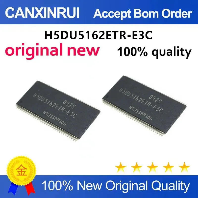 

Original New 100% quality H5DU5162ETR H5DU5162ETR-E3C NT5DS16M16CS-6K TSOP66 Integrated circuit IC chip