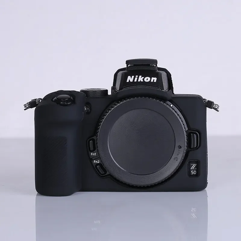 Coque en silicone souple pour appareil photo numérique Nikon Z50, peau d'armure, coque de protection du corps